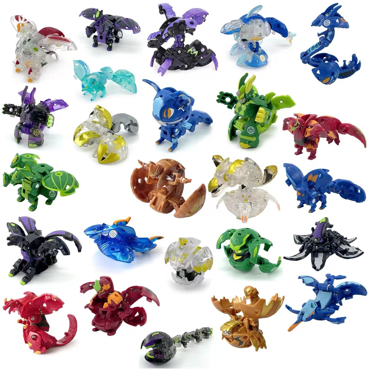 Catapult Launcher Toy - Bakuganes Battle Ball, collection d'animaux déformables,