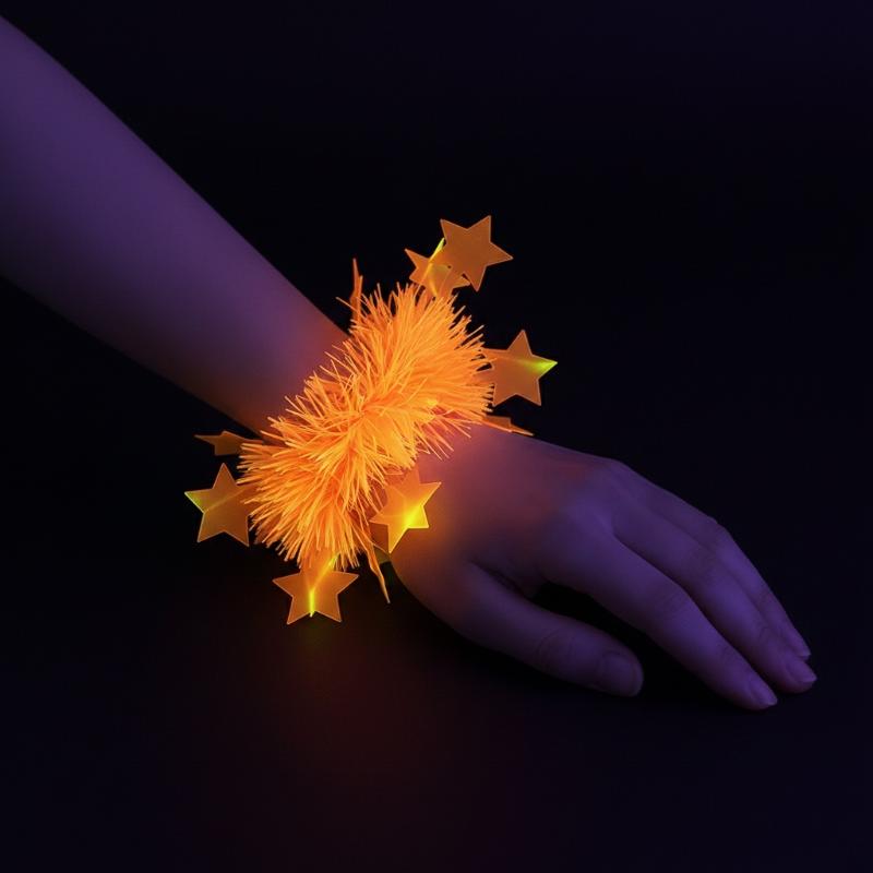 Glow In Dark Stars - Ensemble de colliers lumineux Neon Glow