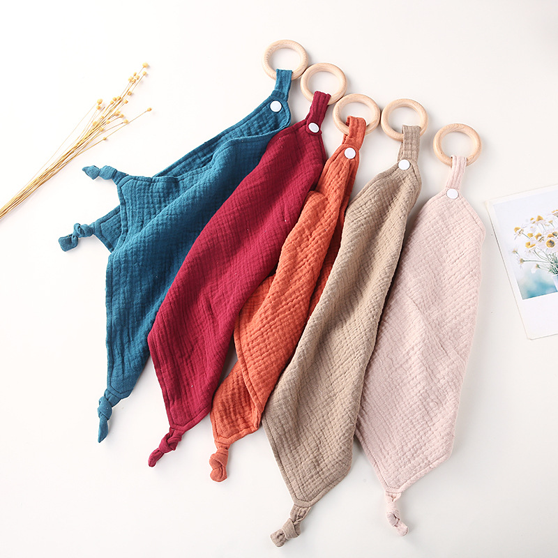 Kids Toys New Born - Serviette apaisante pour nouveau-né, en coton