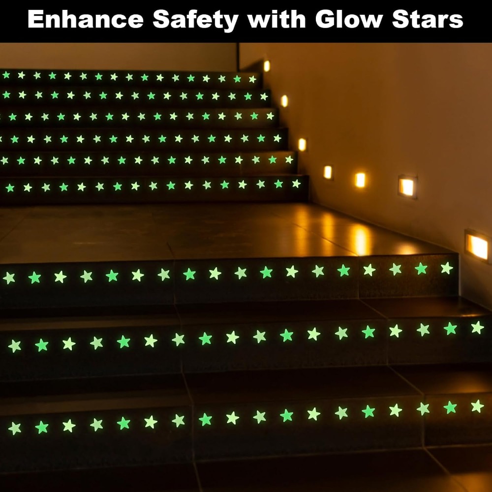 Glow In Dark Stars - Autocollants étoiles et lune qui brillent