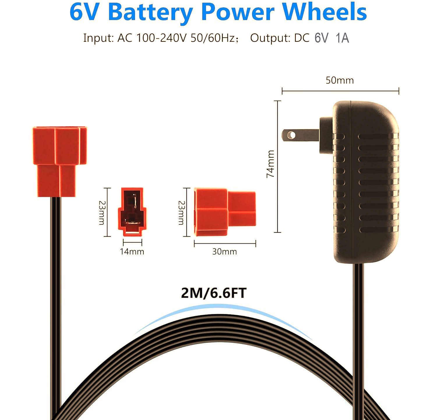 Chargeur de batterie 6V pour j - Kids Toys Quad avis et prix