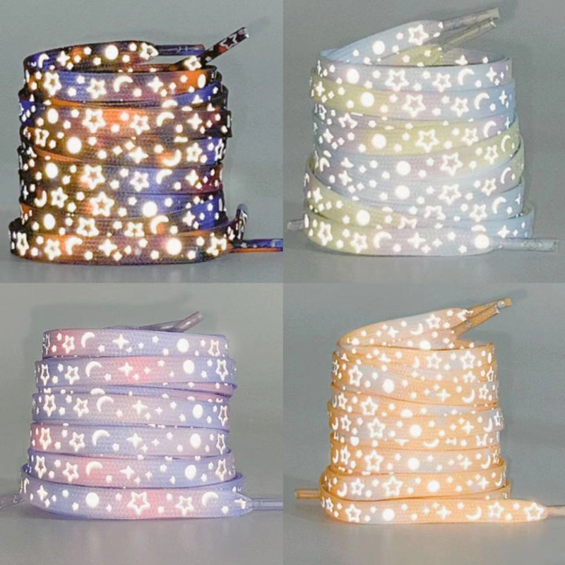 Lacets de chaussures réfléchis - Glow In Dark Stars avis et prix