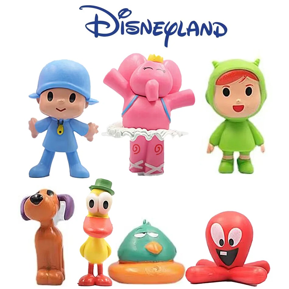 Lot de 7 figurines Pocoyo anim - Kids Toys Elephant avis et prix