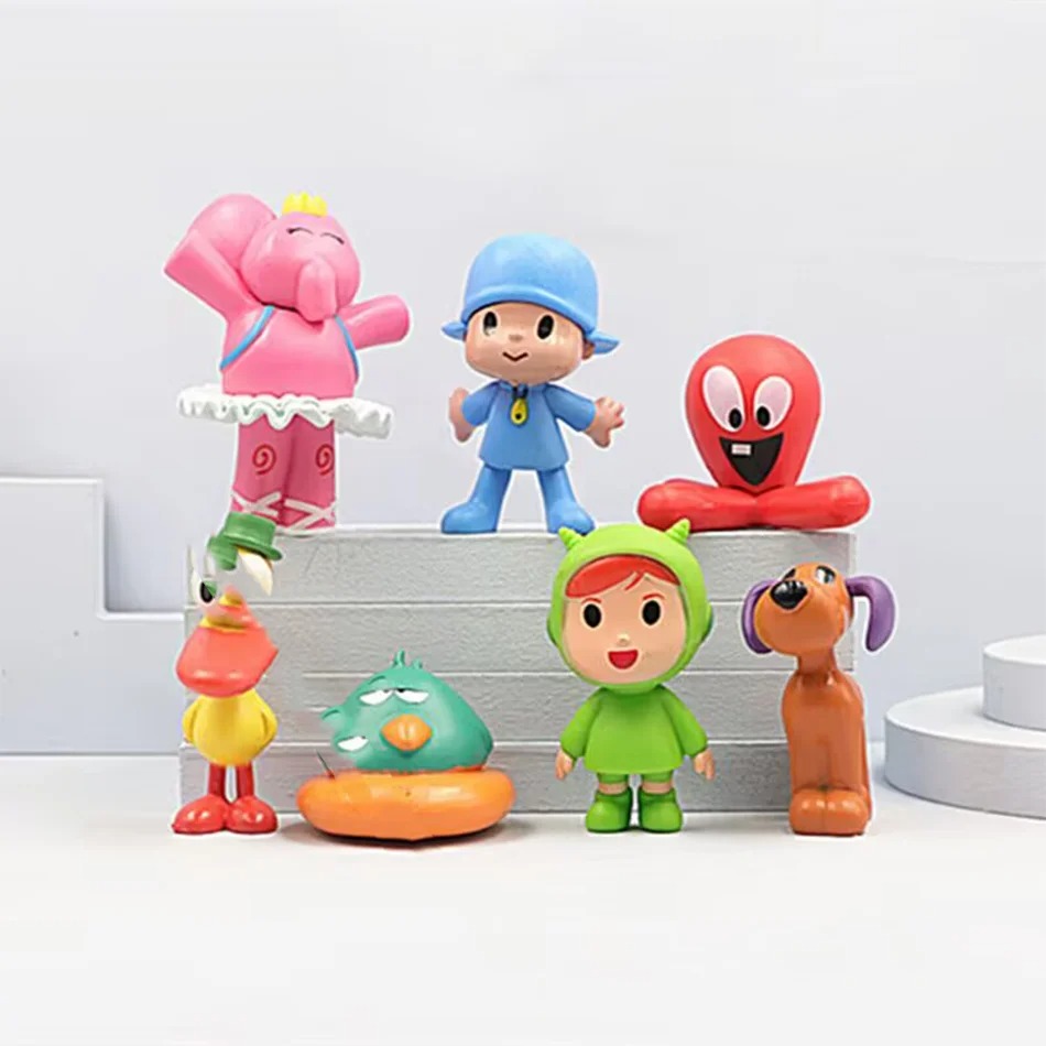 Lot de 7 figurines Pocoyo anim - Kids Toys Elephant avis et prix