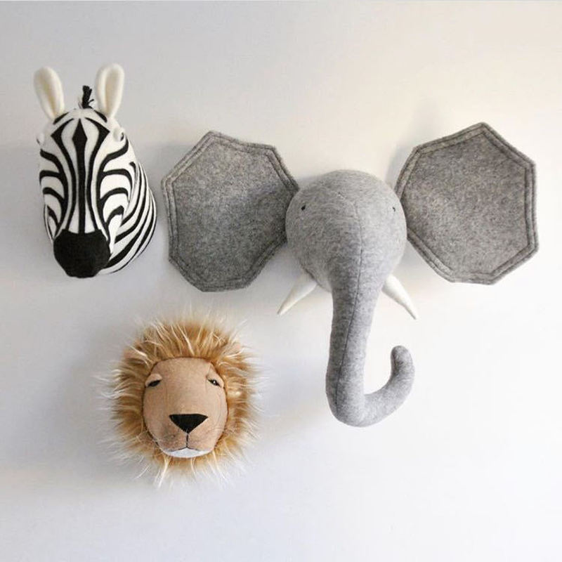 Tête d'animal 3D zèbre/éléphan - Kids Toys Elephant avis et prix
