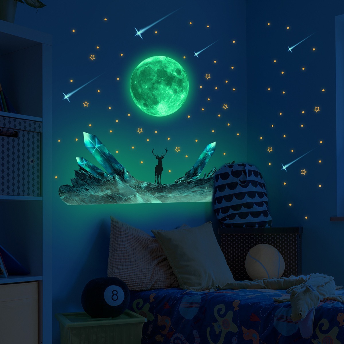 Lune météore lueur dans le noi - Glow In Dark Stars avis et prix