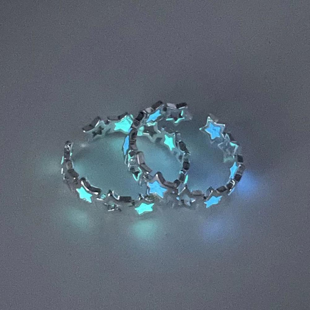 Bague étoile bleue creuse Shoo - Glow In Dark Stars avis et prix
