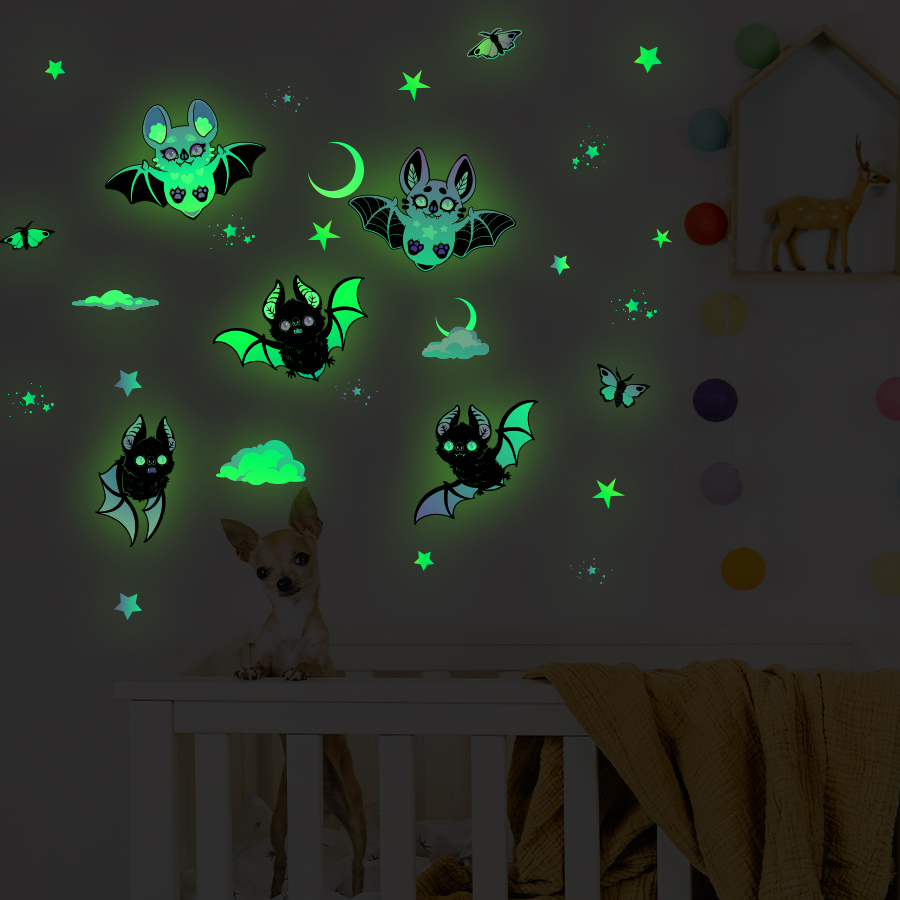 Autocollants de fenêtre chauve - Glow In Dark Stars avis et prix