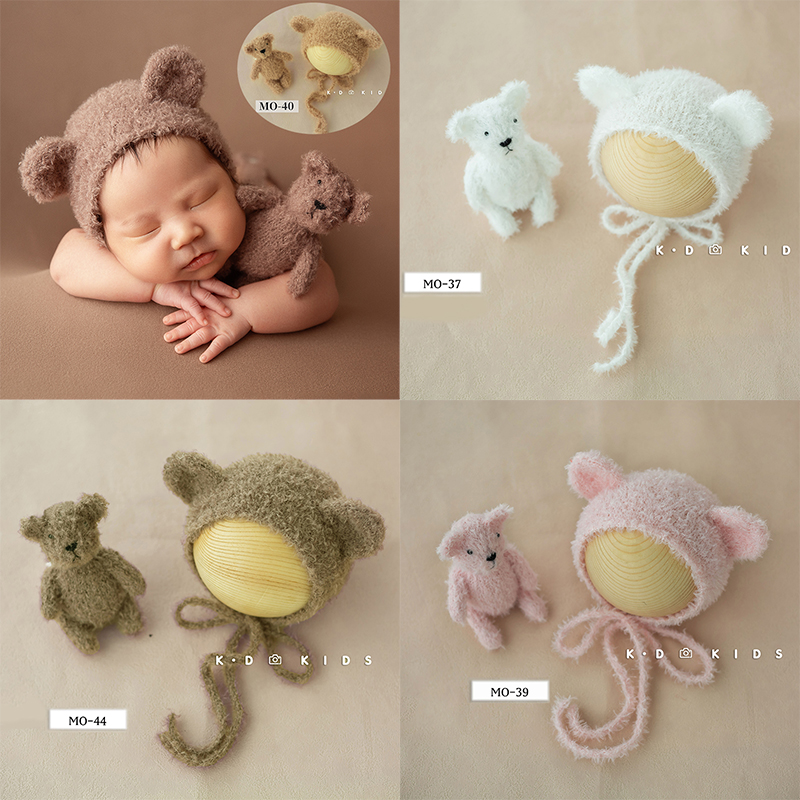 Chapeau d'ours mignon en peluc - Kids Toys New Born avis et prix