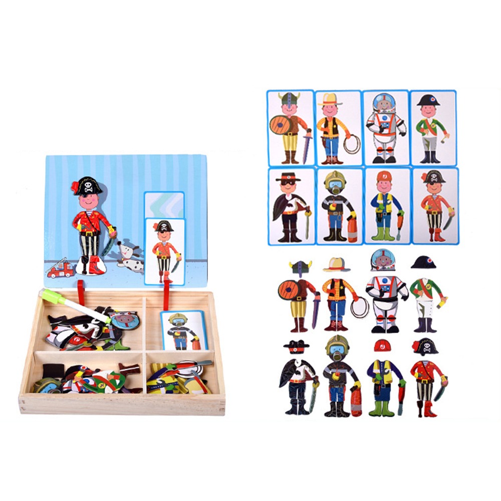 Puzzles magnétiques 3D en bois - Kids Toys Drawing Easy avis et prix
