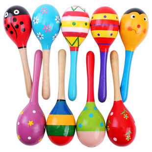 Petits hochets colorés en bois - Kids Toys New Born avis et prix
