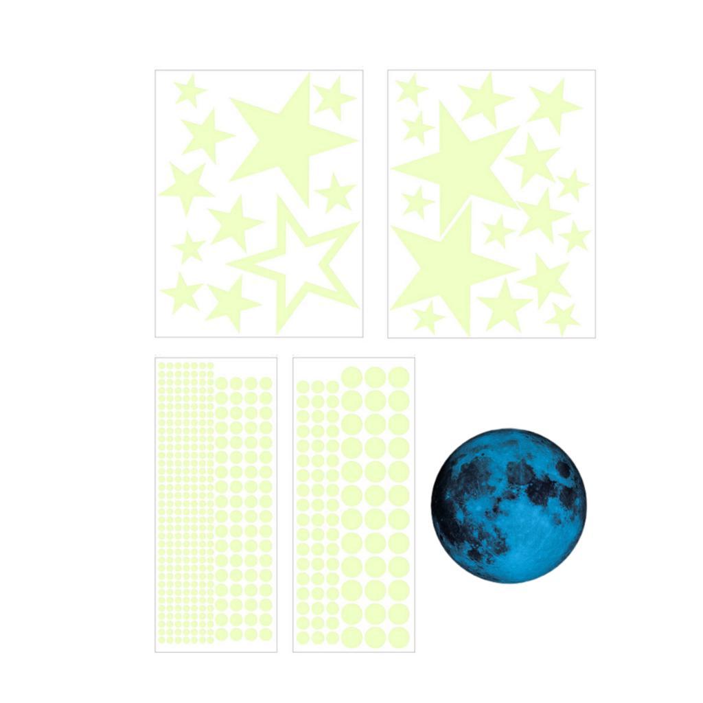 5x autocollants muraux qui bri - Glow In Dark Stars avis et prix
