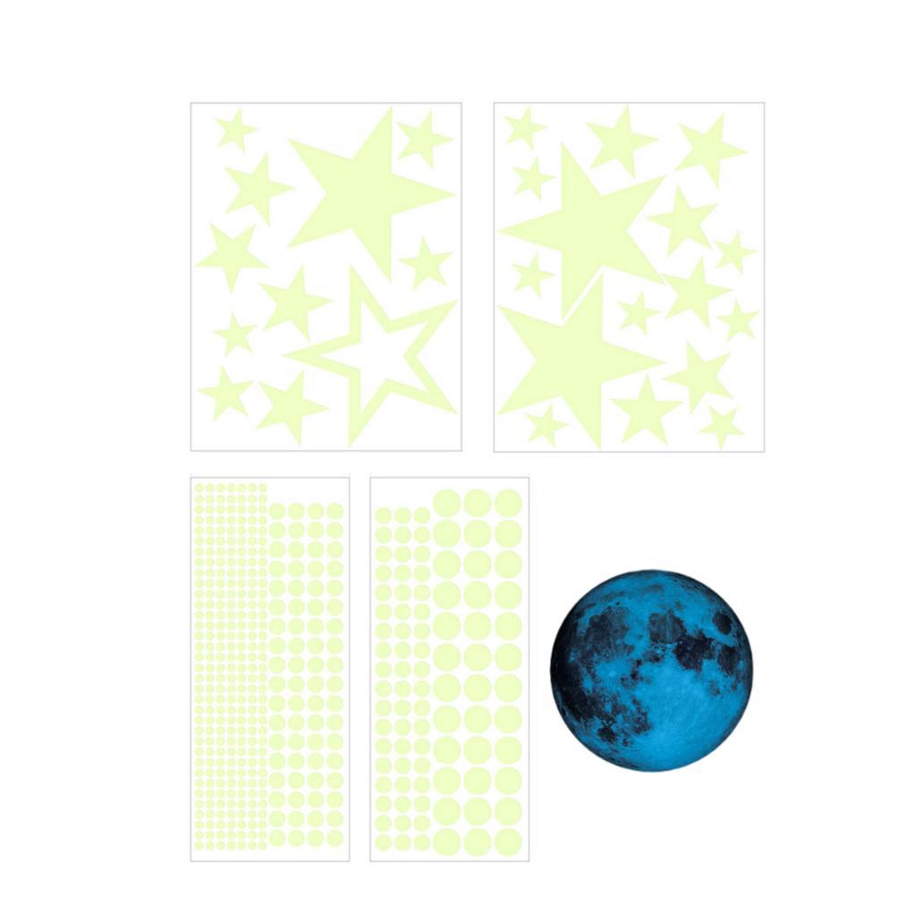 5x autocollants muraux qui bri - Glow In Dark Stars avis et prix